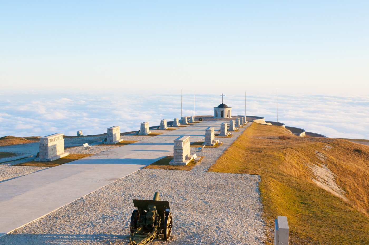 Vrchol Monte Grappa